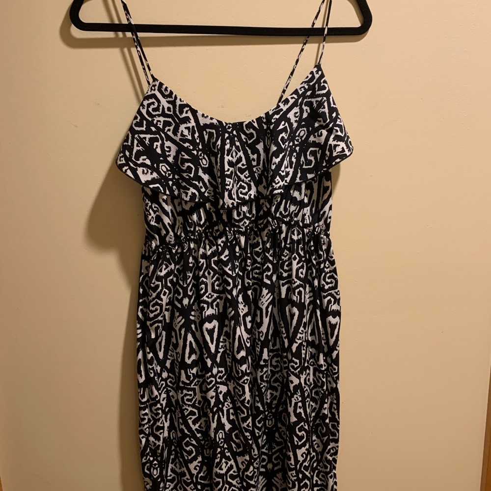 tribal print maxi dress